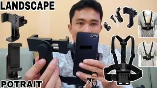 Cara Memasang Chest Strap Tali Dada Handphone Dan Kamera Mount Body Belt Holder Clip