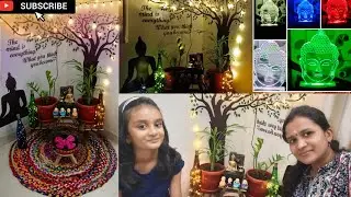 Simple Zen Corner Organisation I Buddha place at my home in Tamil I Channel Daffodils