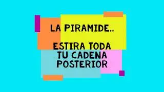 LA PIRAMIDE: estirate como un gato toda tu cadena muscular posterior