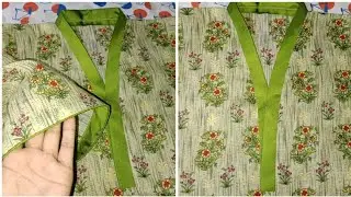 how to stitch china collar tutorial video by lubna amir. | cutting and stitching tutorial video