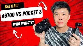 Sony A6700 vs DJI Osmo Pocket 3 (Image Quality and Autofocus Battle!!!)
