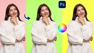 How To Change Background Color In Photoshop for Beginners|2023