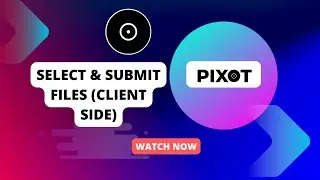 PIXOT | Select & Submit files (Client Side) | Save Selection | Finish Selection | Resume Selection