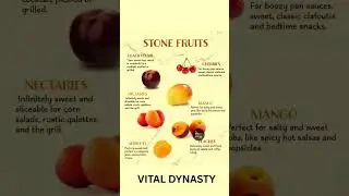 6 Stone Fruits You Need to Know! 🍑🍒 Perfect Uses & Health Benefits #shorts