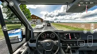 Drive Real Truck Simulator Premium Gameplay | Delivering Parcels in MAN Minivan | Best Truck Game