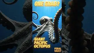 Giant Pacific Octopus &ndash; The Ocean Predator You Never See Coming 🌊🐙😱❓#shorts #animals #feralvault