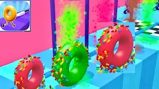 Max Levels in - Donut Runner 3D 😍😁🤐Gameplay - Android , iOS