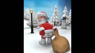 Talking Santa dances and shows his butt