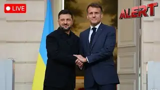 Macron Welcomes Zelenskiy at &Eacute;lys&eacute;e Palace 🇫🇷🇺🇦 | High-Level Talks in Paris