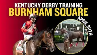 Kentucky Derby Training: BURNHAM SQUARE Paddock Schooling April 30th
