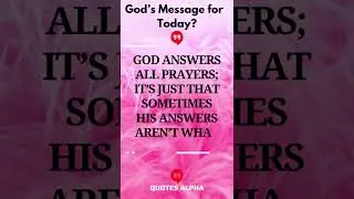 God's Urgent Message for You | God Message for me Today | Quotes Alpha #shorts #24