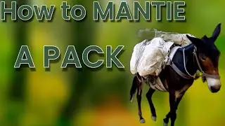 How to pack a mule #packmule (mantie pack)