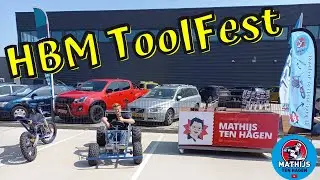 Compilatie Toolfest! Met mijn winkelwagenkart/Shopping Go- Kart naar het HBM Tool Fest