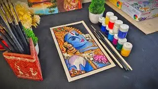 Lord Narayan Painting ❤️🔥 With Acrylic Colour | Lord Vishnu Painting New