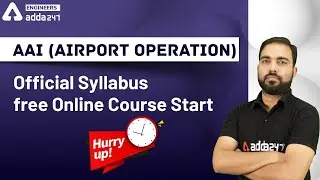 Airport authority of India 2020 ( Airport operation ) Official syllabus