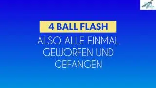 4 &5 B&auml;lle jonglieren, 4 &5 ball flash, 4 b&auml;lle synchron & asynchron (besseres mit 5 b&auml;lle folgt)