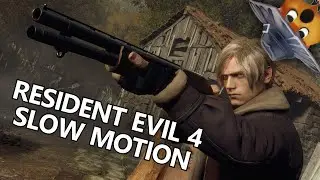 Village Fight in Slow Motion - Resident Evil 4 Remake Demo (Mod)
