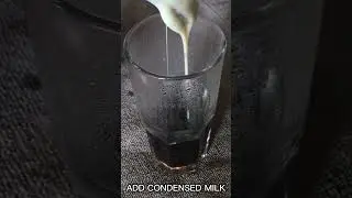 How to make a Vietnamese Coffee-Milk #shorts #cooking #coffee #drink #ice #milk #vietnamese #summer