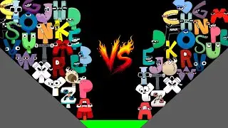 SPRUNKI ALPHABET VS NEW ALPHABET LORE Marbles Tournament - Marble Race in Algodoo! Who will win?