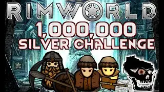 [93] RimWorld - Old Dwarfen Wealth - Medieval Dwarf Silver Hoarders - 1,000,000 - Let's Play