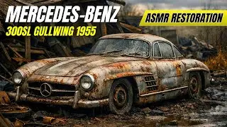 ASMR Car Restoration! Full Restoration Mercedes-Benz 300SL Gullwing