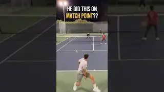 He's Insane... #tennis #shorts #tennishighlights
