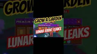 Grow A Garden Lunar Event Leaks 😳👀... #growagarden #roblox #shorts