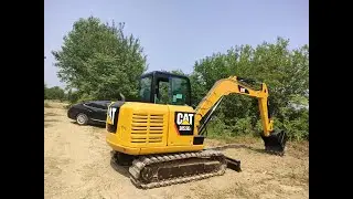 Caterpillar-305.5E-excavator on display