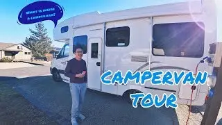 New Zealand Maui Six Berth Campervan Tour 1 纽西兰露营车介绍(一)