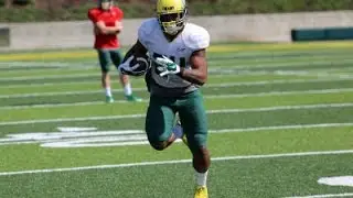 Thomas Tyner after Monday Practice