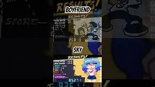 FNF GOOD RESULTS BOYFRIEND VS SKY #fnf #fnfmod #sky #animation