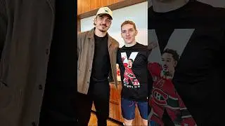 Лейн Хатсон &mdash; большой поклонник Арбера Кшекая! #шорты #катушки #нхл #хоккей #монреальканадиенс #g...