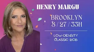 Генри Маргу | Парик Бруклин | 27.08.33 | КЛАССИЧЕСКИЙ БОБ НИЗКОЙ ПЛОТНОСТИ