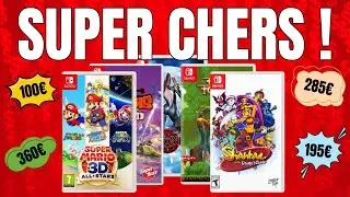 Les jeux physiques les plus chers sur Nintendo Switch !