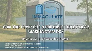 Can You Pump Out A Portable Toilet near Washington DC?