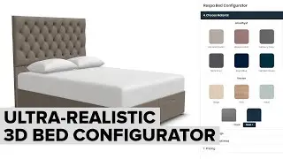 Ultra-realistic 3D Bed Configurator