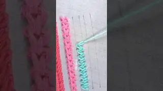 Super viral hand embroidery borderline design 🔥🔥