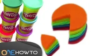 How to make Play Doh Rainbow Cake