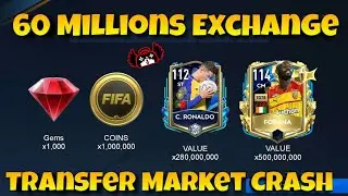 Transfer Market Crash | 60 Millions Fifa Coins Exchange | UTOTS New 🎁 Gift Package #fifatamil #utots