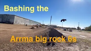 Arrma big rock 6s getting some Air! 