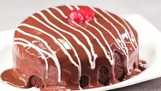NO BAKE CHOCOLATE PUDDING CAKE l EGGLESS & WITHOUT OVEN