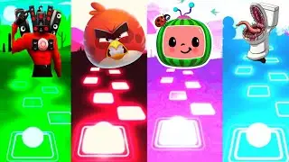 Speaker man 🆚 angry birds 🆚 Cocomelon 🆚 Toilet monstar 🎶 Who is Best?