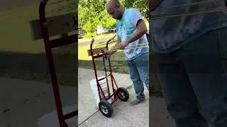 Making 3 strand rope on antique rope machine