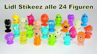 Stikeez collection lidl and chupa chups surprise 2014