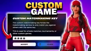Как создать пользовательский матч в Fortnite 2025 (работает!)