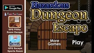 GFG Hazardous Dungeon Escape Walkthrough [GenieFunGames]