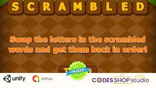 Scrambled Word Game | Guess Word Game | 100% tested
