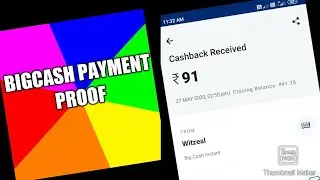 BIGCASH PAYMENT PROOF