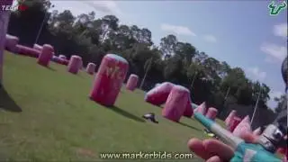 College Paintball XBall Match - CFPS Race to 4 with University of South Florida