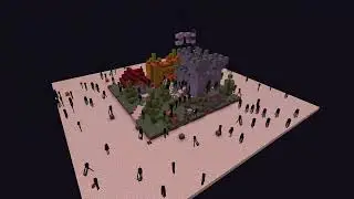 Timelapse of enderman griefing a build